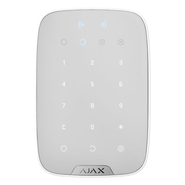 Бездротова сенсорна клавіатура AJAX KeyPad Plus (White)