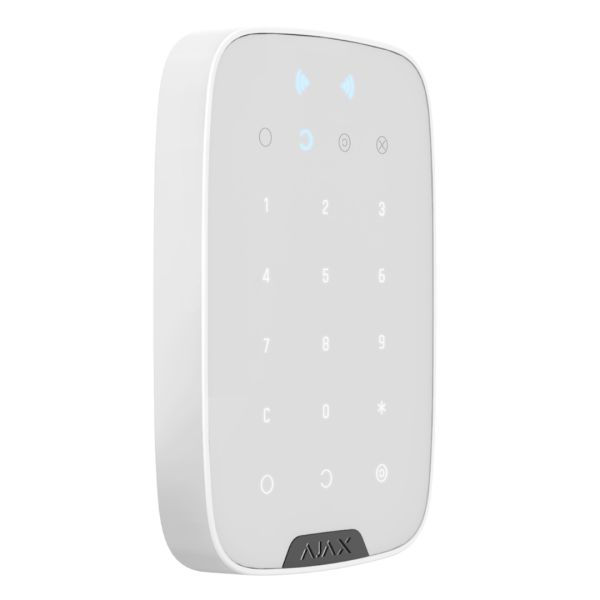 Бездротова сенсорна клавіатура AJAX KeyPad Plus (White)