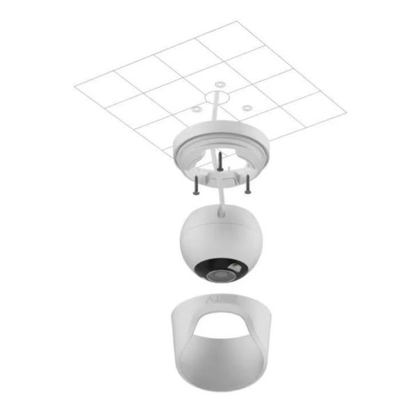 IP відеокамера Ajax TurretCam HL (5 Mp/2.8 mm) white