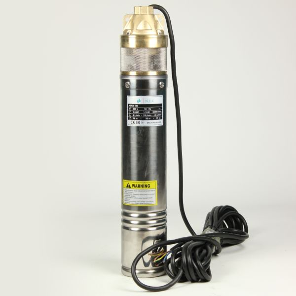 Вихревой насос NEK 4SKM 150-1,1kW с пультом для скважины