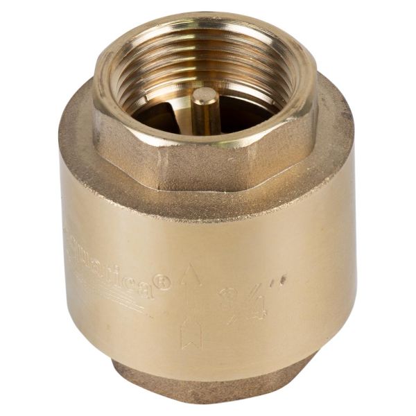 Клапан зворотний F3/4"F3/4" (латунь) euro 205г AQUATICA (779652)