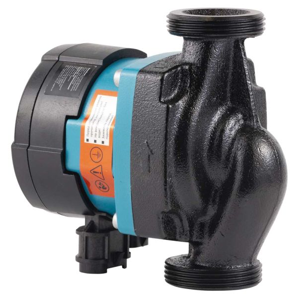 Насос циркуляційний енергозберігаючий 5-60Вт Hmax 8м Qmax 63л/хв Ø1½" 130мм + гайки Ø1" AQUATICA GPA25-8/130 III (774062)