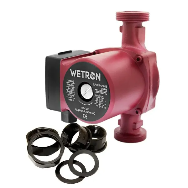 Циркуляційний насос Wetron 25-4-180 (774212) + гайки та кабель