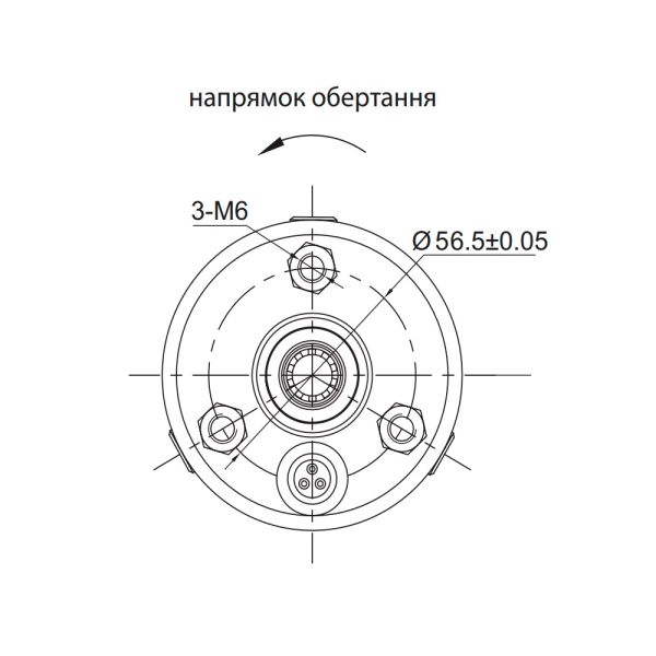 Насос відцентровий 0.55кВт H 65(49)м Q 45(30)л/хв 80мм 35м кабелю mid AQUATICA 3QJED2-15-0.55 (778402)