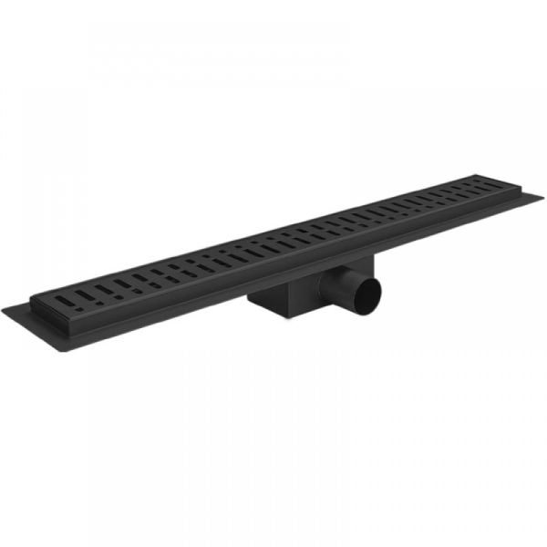 Трап для душу FD35-70x800 Black з нержавіючої сталі