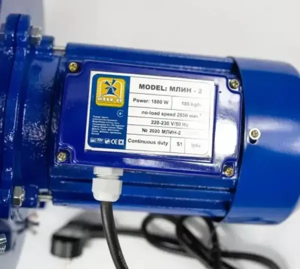 Кормоподрібнювач для зернових МЛИН-ОК МЛИН-2, 1.8 кВт