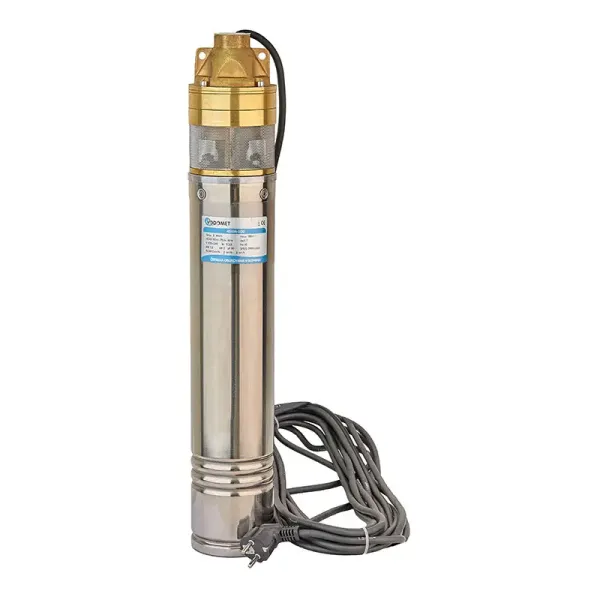 Насос VODOMET 4SKM-200 Н=150М, Q=3кбМ, P=1,5кВт, (10м кабеля)  Ø100мм вихровий, свердловинний, глибинний