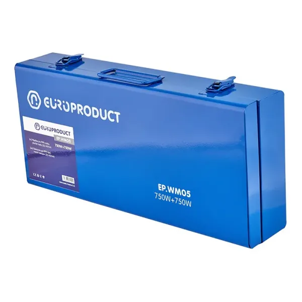 Паяльник Europroduct EP.WM05 для PPR труб (плоскі насадки) 20/40mm
