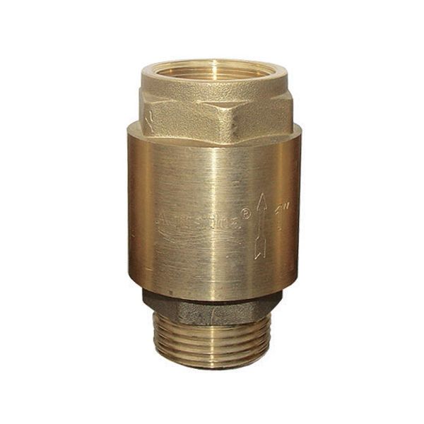 Клапан зворотний (посилений) 1"M1"F (латунь) euro AQUATICA (779655)