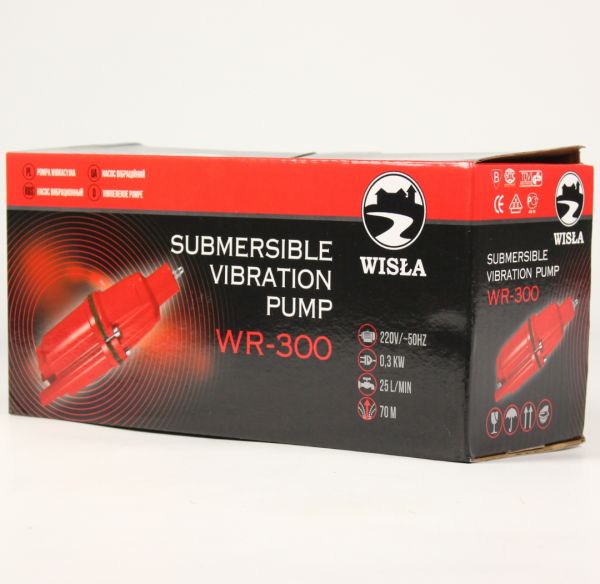 Вібраційний насос Wisla WR-300 "малиш" з нижнім забіром