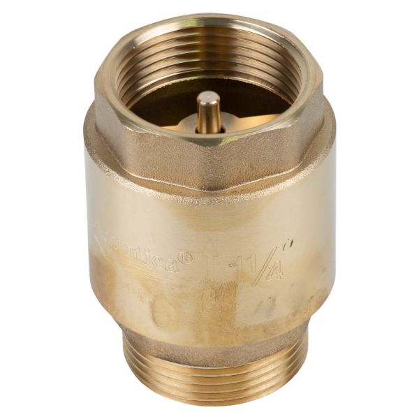 Клапан зворотний M1 1/4"F1 1/4" (латунь) euro 510г AQUATICA (779657)