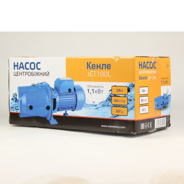 Відцентровий насос Кенле JET 100 L, 1.1 кВт
