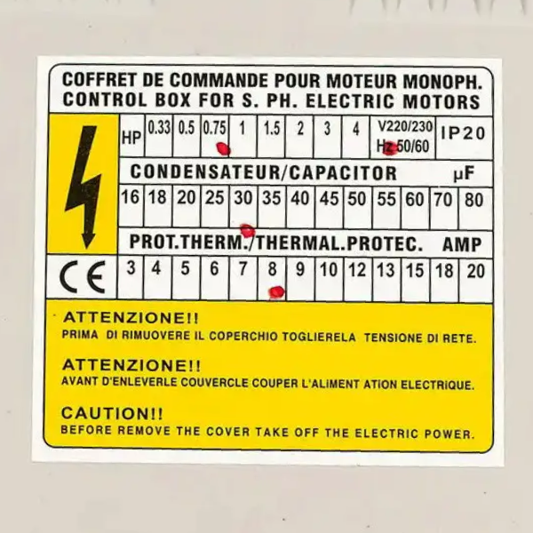 Пульт для глубинного насоса 0.5 кВт