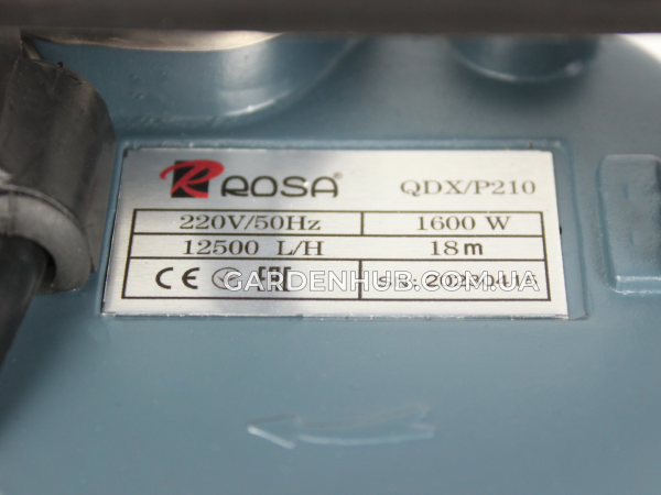 Насос дренажний ROSA QDX/P-210 без поплавкового вимикача