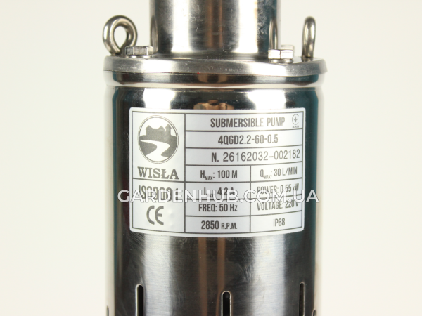Насос шнековий WISLA 4QGD 2,2 - 60 0,55kW для свердловини
