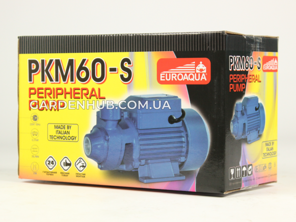 Насос вихровий Euroaqua PKM60-S, 0.37 кВт