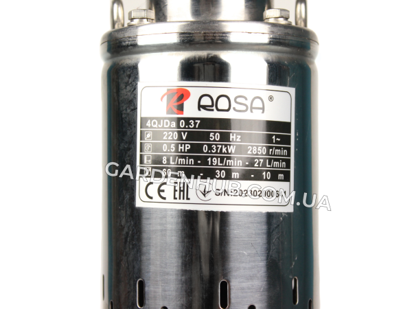 Насос Rosa 4QJDa 0,37kW, шнековый, для скважины