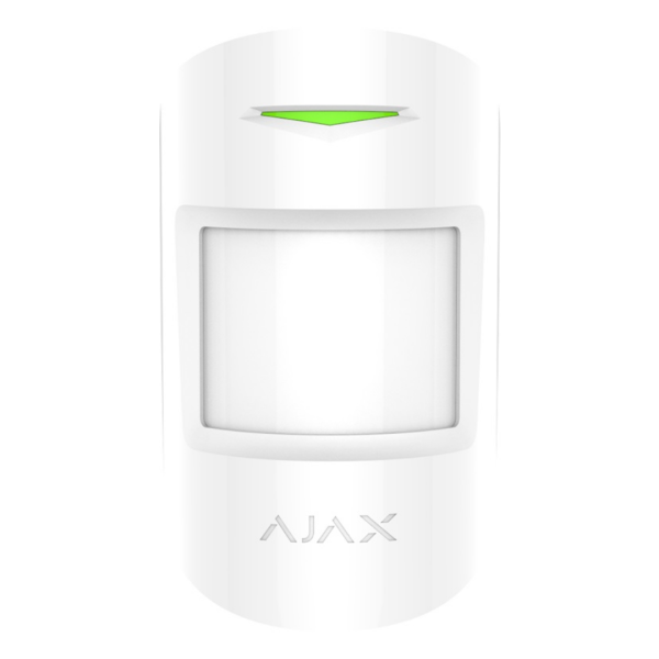 AJAX CombiProtect (white), бездротовий датчик руху та розбиття скла