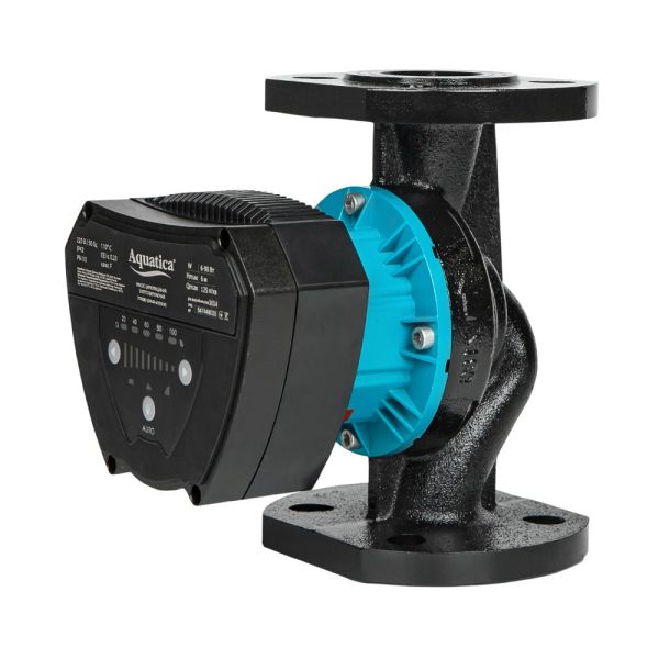 Насос циркуляційний енергозберігаючий фланц 6-90Вт Hmax 6м Qmax 125л/хв DN40 220мм + зворотний флан AQUATICA GPA40-6F/220 IV (774082)