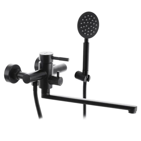 Змішувач для ванни MIXXUS SUS-006 (Euro) BLACK з нерж. сталі SUS304 (MI2806)