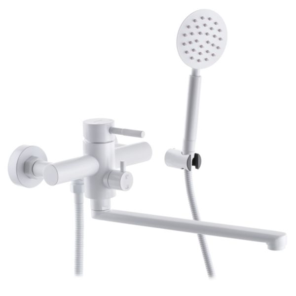 Змішувач для ванни MIXXUS SUS-006 (Euro) WHITE з нерж. сталі SUS304 (MI5756)