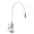 Змішувач для кухні MIXXUS SUS-011 CHROME REFL WHITE з силіконовим виливом з нерж. сталі SUS304 (MI6233)