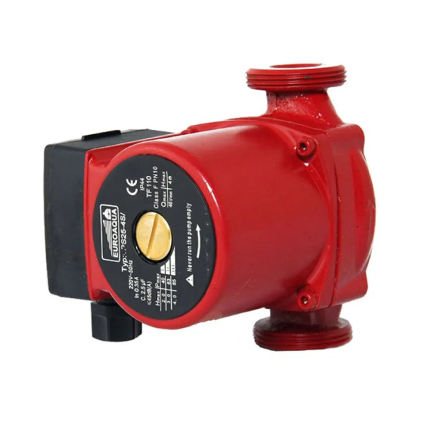 Циркуляційний насос для системи опалення Euroaqua GPS25/6-130 + гайки Ø25