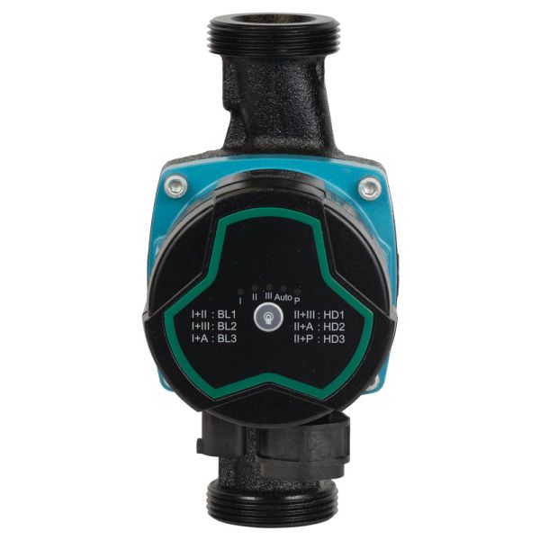 Насос циркуляційний енергозберігаючий 5-25Вт Hmax 4м Qmax 47л/хв Ø1½" 180мм + гайки Ø1" AQUATICA GPA25-4/180 III (774043)