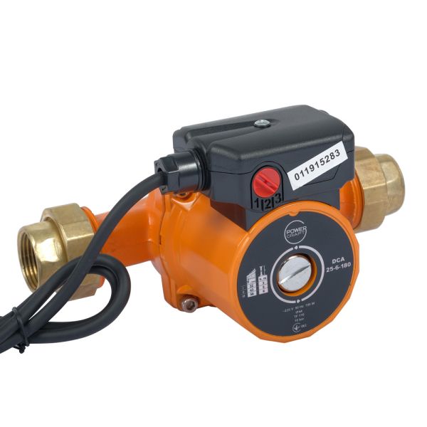 Циркуляційний насос Powercraft DCA 25-6-180 для системи опалення з гайками та кабелем