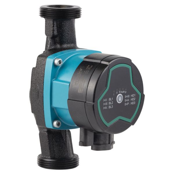 Насос циркуляційний енергозберігаючий 5-25Вт Hmax 4м Qmax 47л/хв Ø1½" 180мм + гайки Ø1" AQUATICA GPA25-4/180 III (774043)