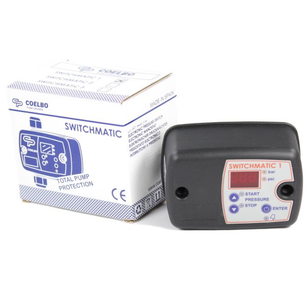 Електронне реле тиску COELBO SWITCHMATIC 1 (Іспанія) із захистом від сухого ходу