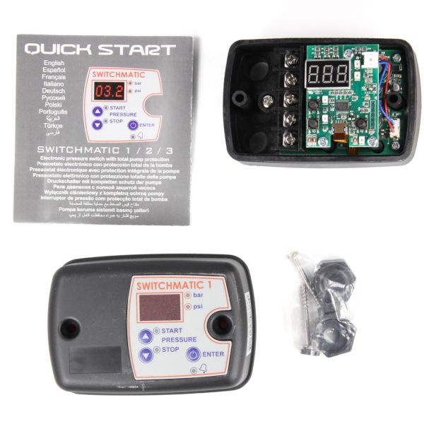 Електронне реле тиску COELBO SWITCHMATIC 1 (Іспанія) із захистом від сухого ходу