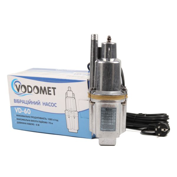 Вібраційний насос VODOMET VD-60 з верхнім забіром