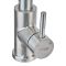 Смеситель для кухни MIXXUS SUS-014-B с выдвижной лейкой из нерж. стали SUS304 (SS2816)