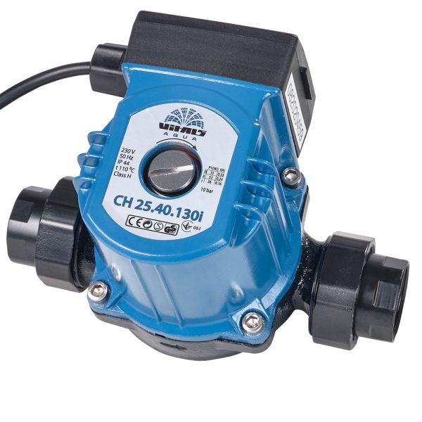 Циркуляційний насос Vitals Aqua CH 25.40.130i + гайки Ø25 для системи опалення
