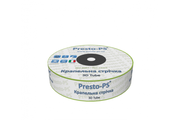 Крапельна стрічка Presto-PS емітерна 3D Tube крапельниці через 30 см довжина 500 м (3D-30-500)